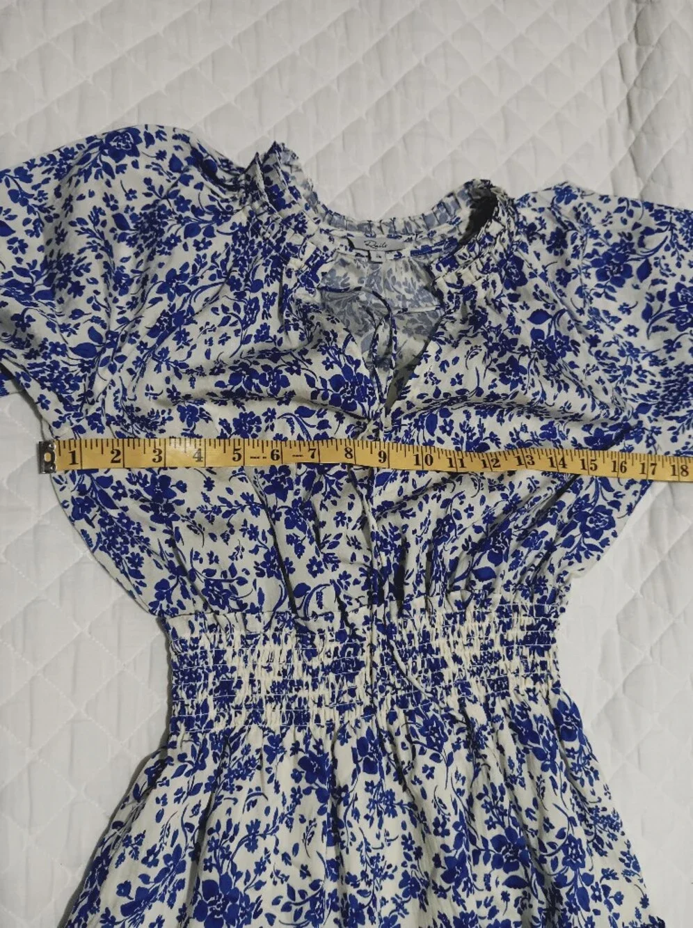 Rails Fiorella Floral Smocked Mini Dress Size XS - Picture 12 of 16